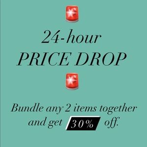 Bundle any two items to get 30% off both!